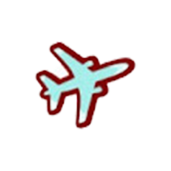 plane and bomb emoji